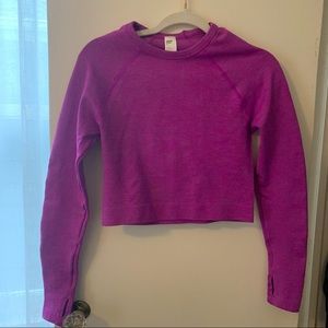 Fabletics Scultpknit long sleeved crop top